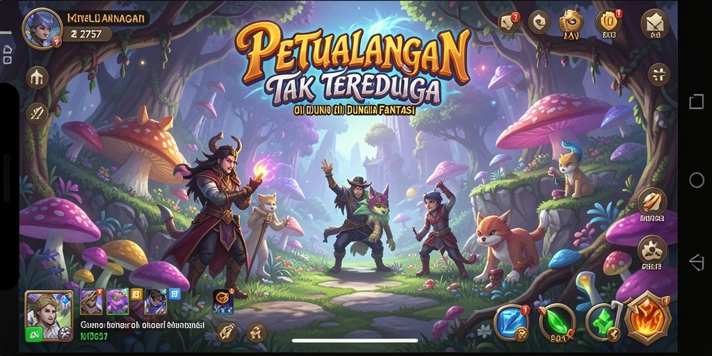 Tampilan gameplay mendebarkan dari 2757 saat menjelajahi dunia petualangan.