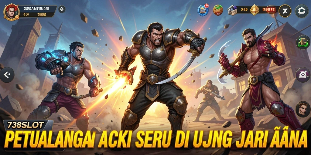 Tampilan gameplay seru dari 738SLOT dengan aksi mendebarkan.