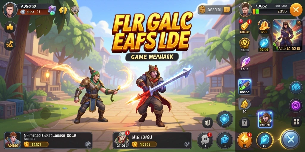 Gameplay ADG62 yang mengasyikkan dalam genre Idle.