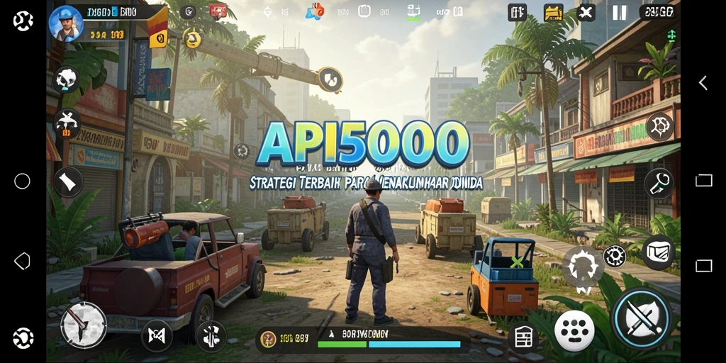Skrinsut gameplay API5000 menampilkan pertempuran strategi yang intens.