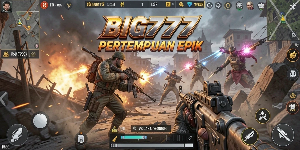 Screenshot gameplay BIG777 menampilkan aksi pertempuran yang mendebarkan.