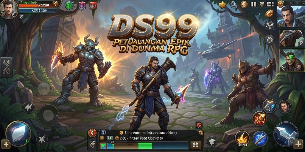 Tampilkan gameplay seru di dunia RPG DS99 dengan grafis menawan.