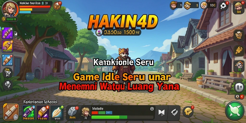 Tampilan gameplay HAKIN4D yang menarik dan penuh warna.