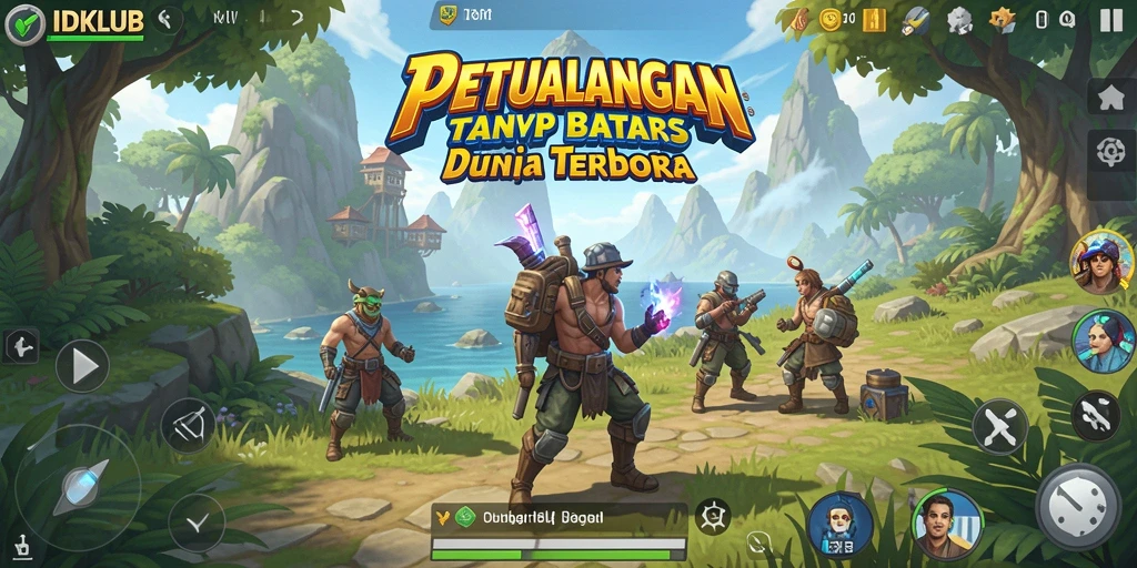 Tampilan gameplay <strong>IDKLUB</strong> yang memukau di dunia terbuka.