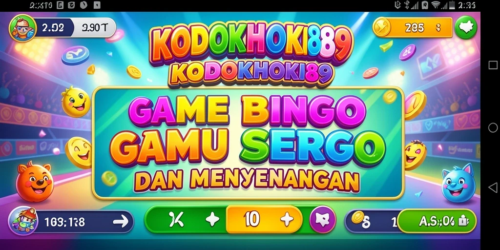 Tampilan gameplay seru saat bermain Bingo di KODOKHOKI889.