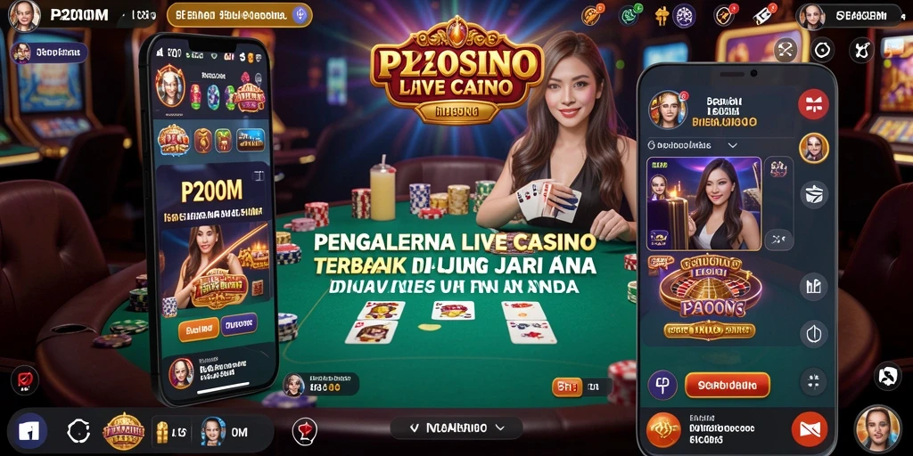 Tampilan gameplay P200M yang menarik dan interaktif di Live Casino.