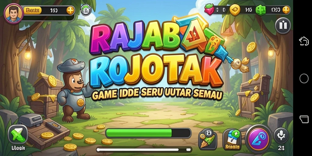 Tampilan gameplay RAJABOTAK yang menarik dan interaktif.
