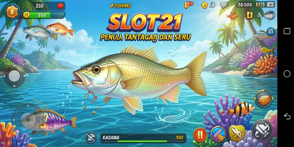 Tangkapan ikan besar dalam gameplay SLOT21 yang seru.